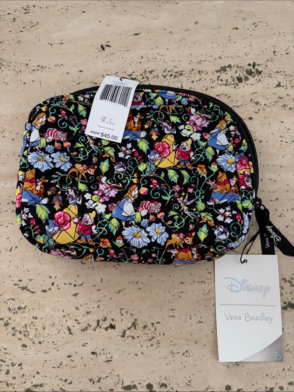 Vera Bradley X Disney Cord Organizer Disney Classics Swirl